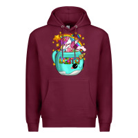 Burgundy LGBTQ Unicorn And Narwhal Mug Premium Hoodie - BundleAndBundleShop