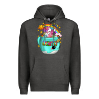 Charcoal Heather LGBTQ Unicorn And Narwhal Mug Premium Hoodie - BundleAndBundleShop