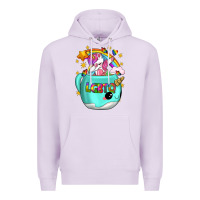 Lilac LGBTQ Unicorn And Narwhal Mug Premium Hoodie - BundleAndBundleShop