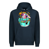 Navy LGBTQ Unicorn And Narwhal Mug Premium Hoodie - BundleAndBundleShop
