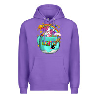 Purple LGBTQ Unicorn And Narwhal Mug Premium Hoodie - BundleAndBundleShop