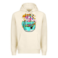Lgbtq Unicorn And Narwhal Mug Premium Hoodie | Teevron