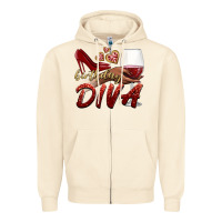 Sandshell birthday diva Zipper Hoodie - BundleAndBundleShop