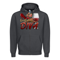 Smoke birthday diva Zipper Hoodie - BundleAndBundleShop