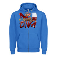 True Royal birthday diva Zipper Hoodie - BundleAndBundleShop