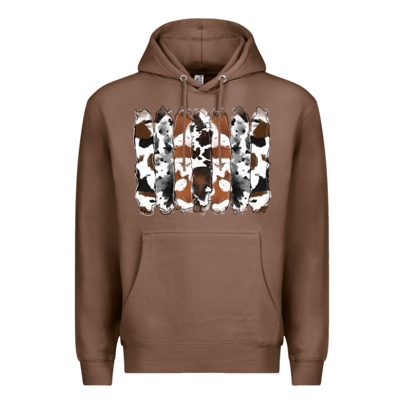 Cowhide Brushstrokes Premium Hoodie by RanaPortraitStore | Teevron
