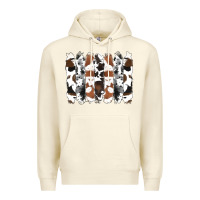 Sandshell cowhide brushstrokes Premium Hoodie - RanaPortraitStore