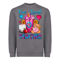 Storm One Loved Teacher Valentines Day Cold Drink Frappe Heavyweight Sweatshirt - FaDigitalArtStudio