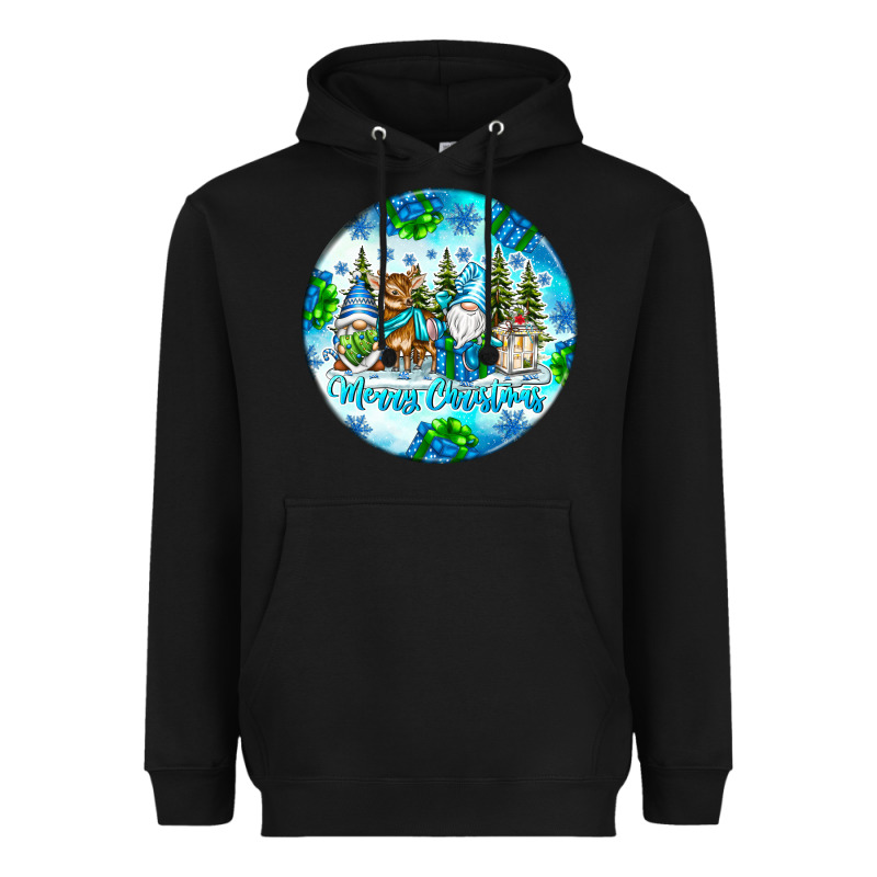 Merry Christmas Heavyweight Hoodie by CowhideDigitalArt | Teevron