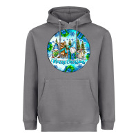 Storm merry christmas Heavyweight Hoodie - CowhideDigitalArt