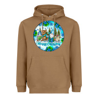 Toasted Coconut merry christmas Heavyweight Hoodie - CowhideDigitalArt