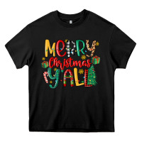 Black merry christmas y'all Heavy Core Tee - MaliasSmallBusiness