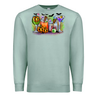 Seafoam halloween Premium Sweatshirt - CowhideDigitalArt