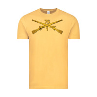 Vintage Mustard 1st bn 75th infantry regiment ranger branch wo txt Vintage Tee - maiPhamDesign