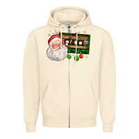 Sandshell santa cassette Zipper Hoodie - FaDigitalArtStudio
