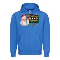True Royal santa cassette Zipper Hoodie - FaDigitalArtStudio