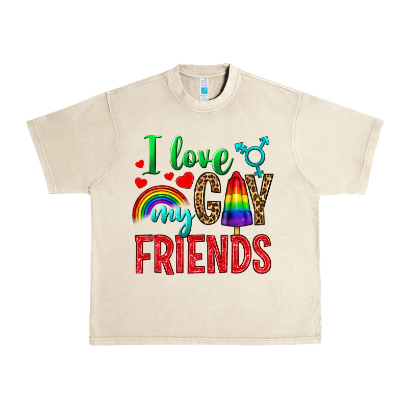 I Love My Gay Friends Urban Heavy Tee by NancyCooperArtShop | Teevron