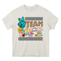 Cream team pre k Heavy Core Tee - NancyCooperArtShop