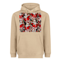 Mushroom Merry Christmas Heavyweight Hoodie - CowhideDigitalArt