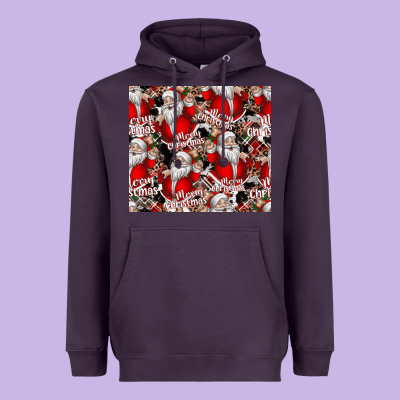 Merry Christmas Heavyweight Hoodie Designed By Cowhidedigitalart