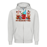 Dove Grey american football coffee cups Zipper Hoodie - FaDigitalArtStudio