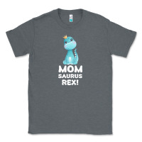 Charcoal Heather Mommy Saurus Rex Mom Mom Gift Dino Classic Tee - Bettercallsaul