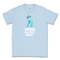 Dusty Blue Mommy Saurus Rex Mom Mom Gift Dino Classic Tee - Bettercallsaul