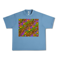 Pebble Blue Mardi Gras Urban Heavy Tee - NancyCooperArtShop