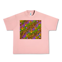 Salmon Mardi Gras Urban Heavy Tee - NancyCooperArtShop