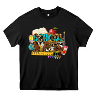 Black school vibes Heavy Core Tee - NancyCooperArtShop