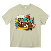 Mossy school vibes Heavy Core Tee - NancyCooperArtShop