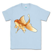 Dusty Blue Goldfish Classic Tee - LillyAllenDesigns