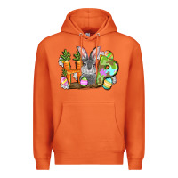 Carrot hop easter day Premium Hoodie - FaDigitalArtStudio