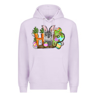 Lilac hop easter day Premium Hoodie - FaDigitalArtStudio