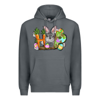 Rock hop easter day Premium Hoodie - FaDigitalArtStudio