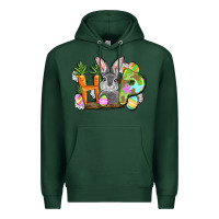 Sports Green hop easter day Premium Hoodie - FaDigitalArtStudio