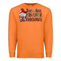 Carrot just a girk who loves christmas Premium Sweatshirt - CowhideDigitalArt