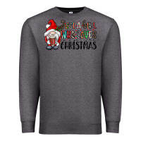 Charcoal Heather just a girk who loves christmas Premium Sweatshirt - CowhideDigitalArt