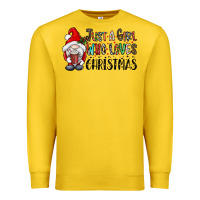 Lemon just a girk who loves christmas Premium Sweatshirt - CowhideDigitalArt