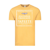 Papeete Tahiti Passport Stamp Vacation Travel T Shirt Vintage Tee | Teevron