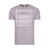 Vintage Zinc papeete tahiti passport stamp vacation travel t shirt Vintage Tee - maiPhamDesign