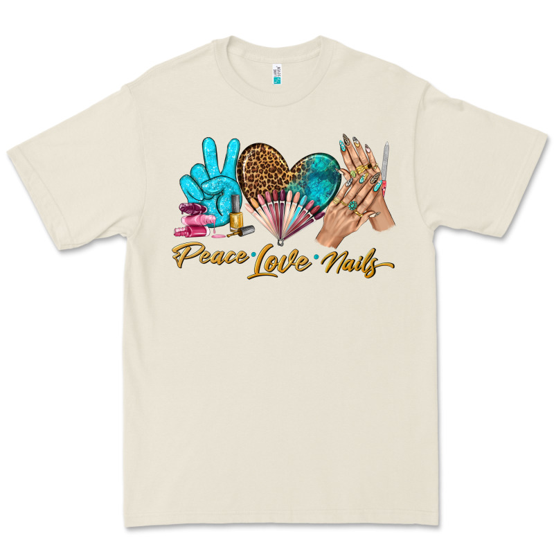 Peace Love Nails Bbs Premium Tee by BundleAndBundleShop | Teevron