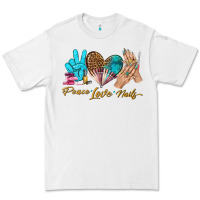 White peace love nails bbs Premium Tee - BundleAndBundleShop