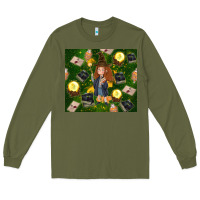 Wizard Girl With Magic Long Sleeve Tee | Teevron