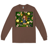 Chestnut wizard girl with magic Long Sleeve Tee - TumblerDesignByShophia