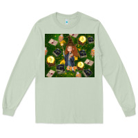 Matcha wizard girl with magic Long Sleeve Tee - TumblerDesignByShophia