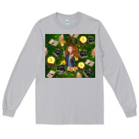 Moon Dust wizard girl with magic Long Sleeve Tee - TumblerDesignByShophia