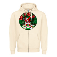 Sandshell Dancing santa Zipper Hoodie - FaDigitalArtStudio