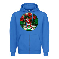 True Royal Dancing santa Zipper Hoodie - FaDigitalArtStudio