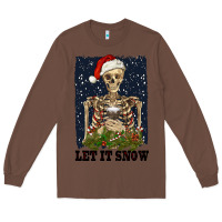 Chestnut let it snow Long Sleeve Tee - RanaPortraitStore